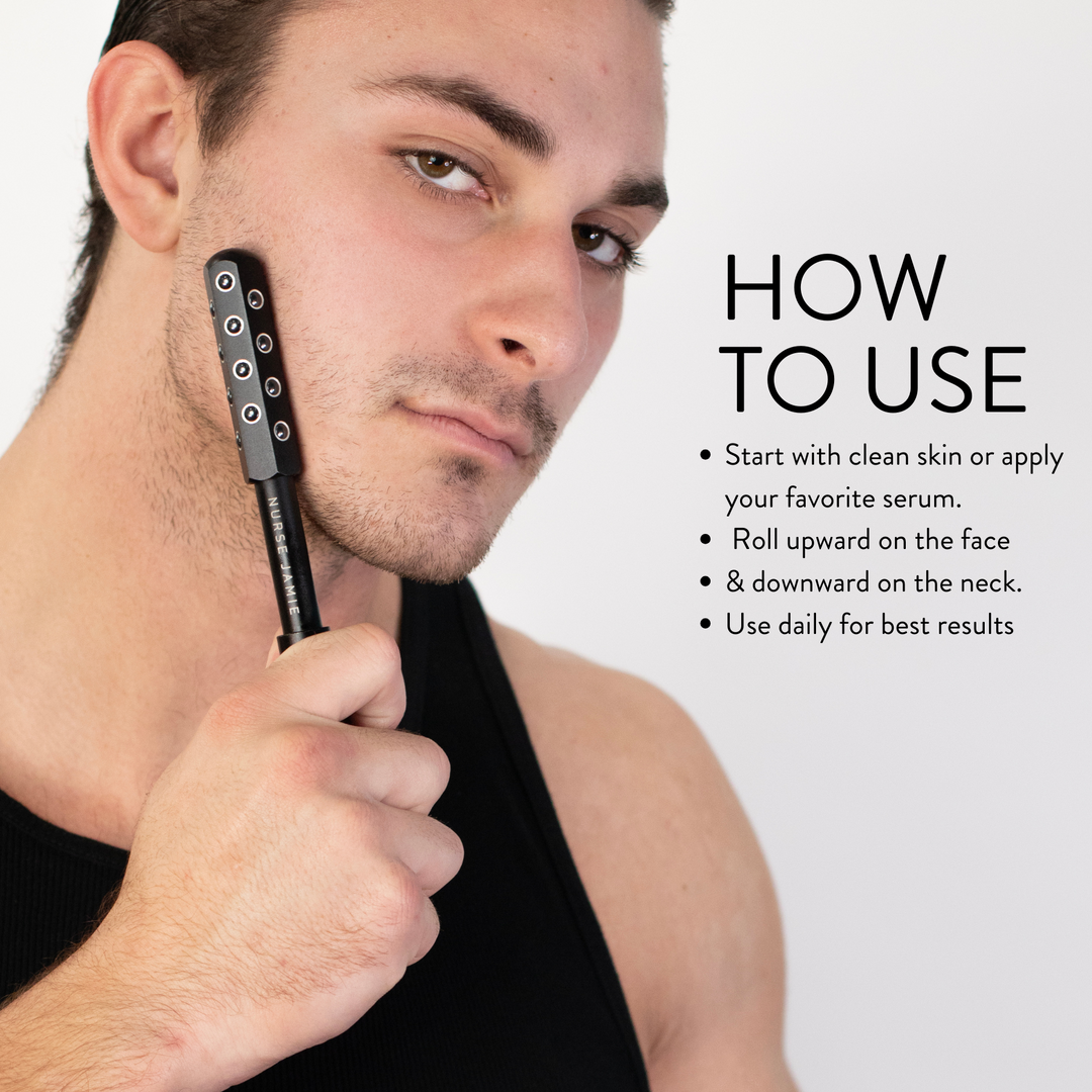 Nurse Jamie UpLift Facial Massaging Beauty Roller - Nurse Jamie - NJBD5713#color_black