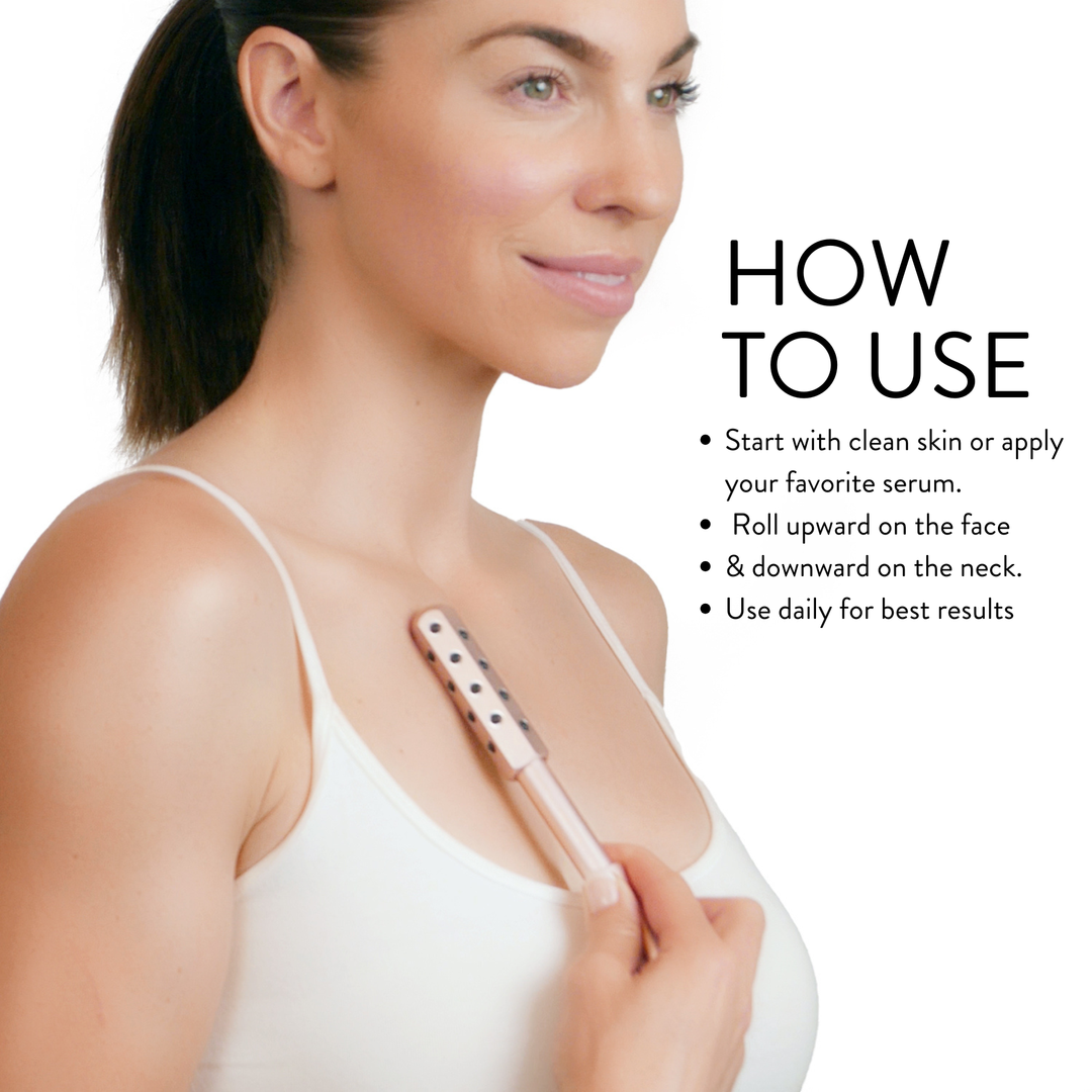 Nurse Jamie UpLift Facial Massaging Beauty Roller - Nurse Jamie - NJBD5812#color_rose-gold