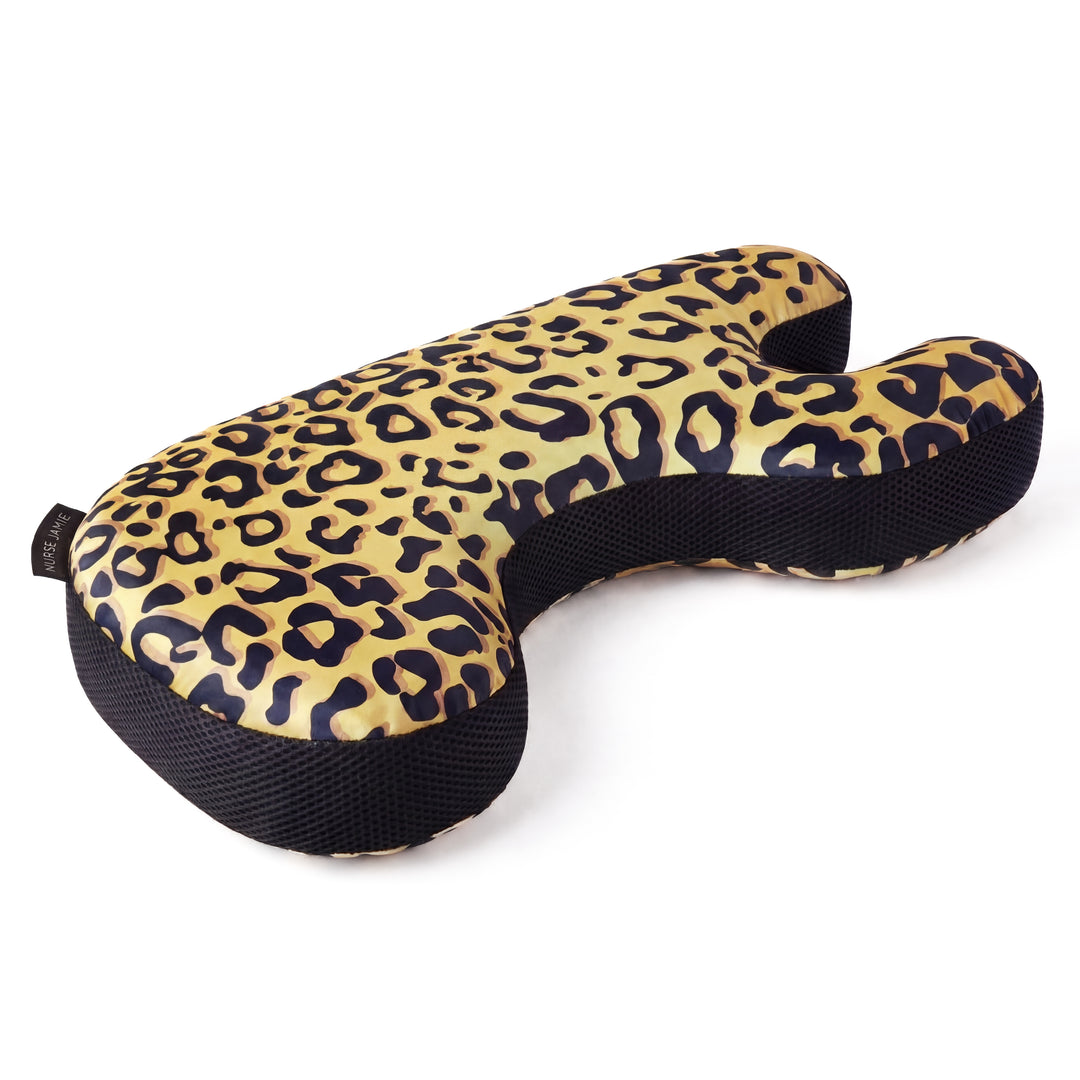 Beauty Bear® Memory Foam Skincare Pillow - Nurse Jamie - NJBD4374#color_silky-satin-leopard-print