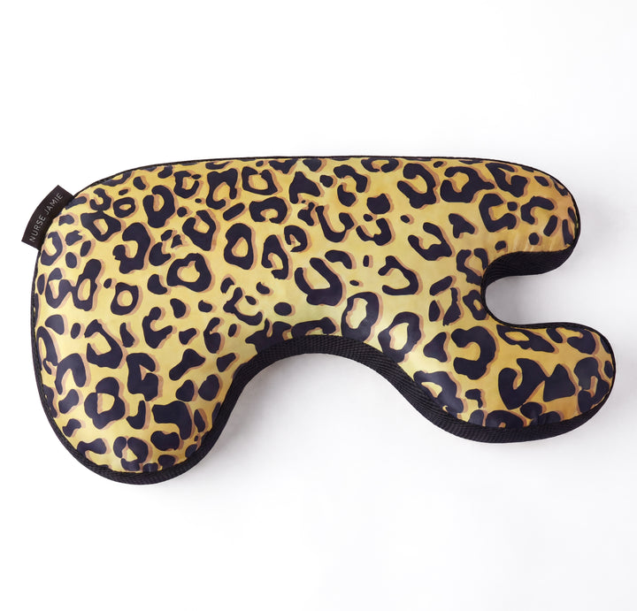 Beauty Bear® Memory Foam Skincare Pillow - Nurse Jamie - NJBD4374#color_silky-satin-leopard-print