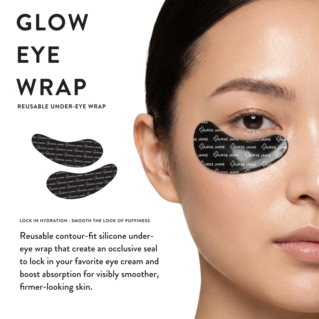 Glow Eye Wrap™ Reusable Under-Eye Silicone Patches – Smooth Fine Lines & Boost Absorption