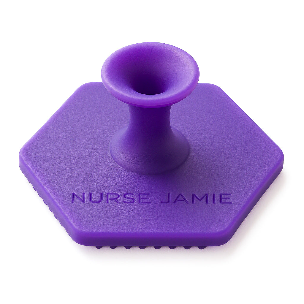 Hexagon Silicone Face Scrubber