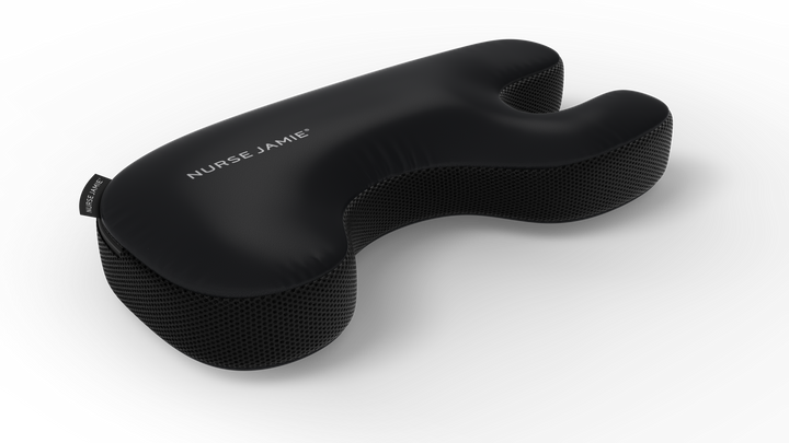 Beauty Bear® Memory Foam Skincare Pillow - Nurse Jamie - NJBD3749#color_silky-satin-black