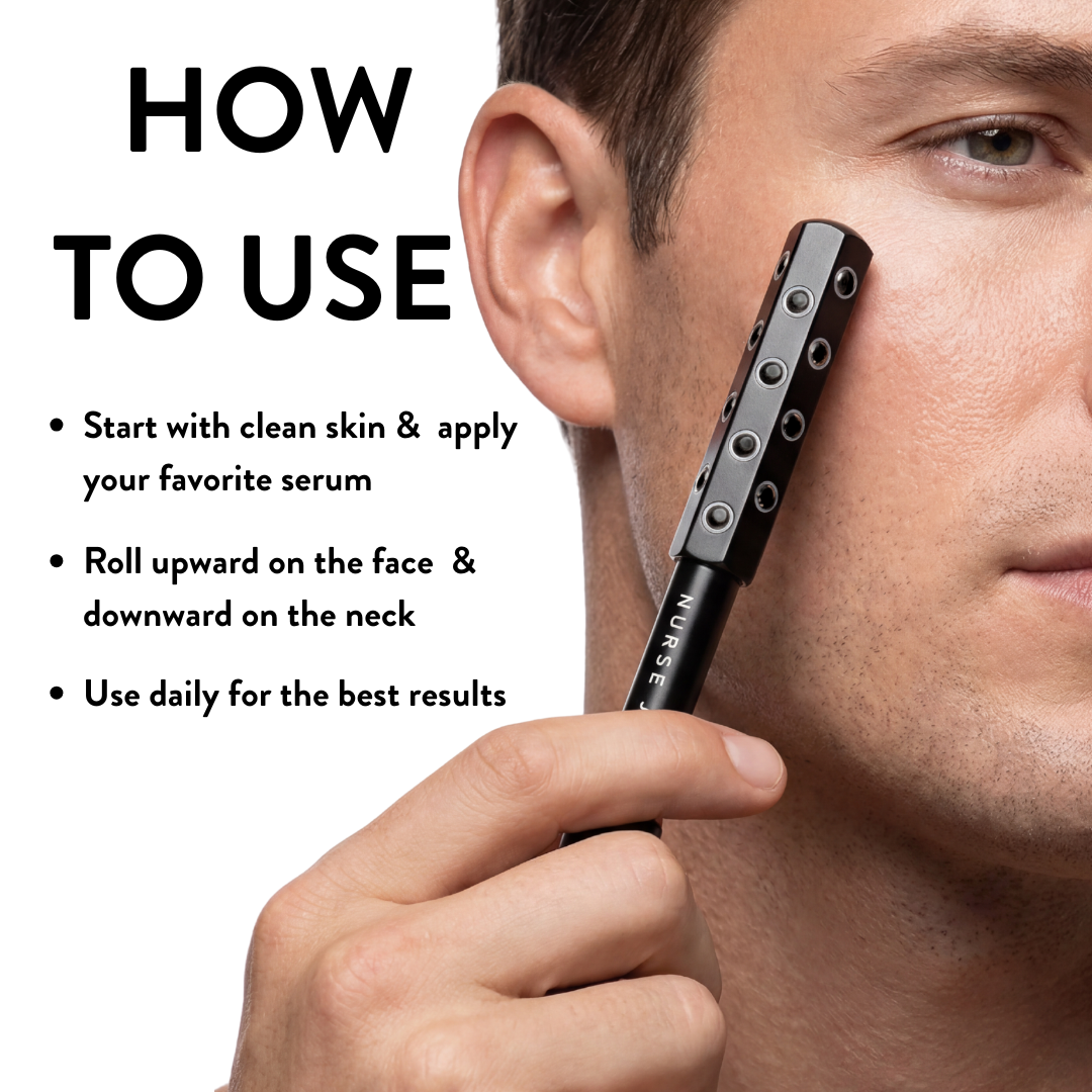 Nurse Jamie UpLift Facial Massaging Beauty Roller - Nurse Jamie - NJBD5713#color_black