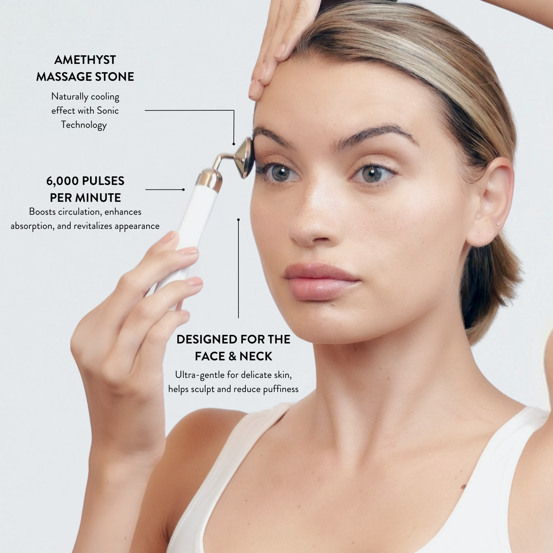 NuVibe RX Amethyst Massaging Beauty Tool Enhance Skin Vitality Nurse Jamie NuVibe RX Amethyst Massaging Beauty Tool Enhance Skin Vitality Nurse Jamie