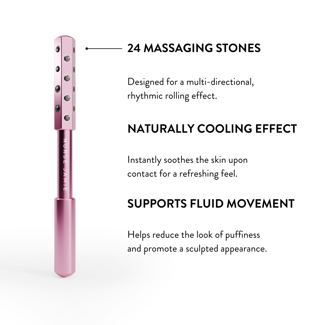 Nurse Jamie UpLift Facial Massaging Beauty Roller - Nurse Jamie - NJBD5812#color_rose-gold