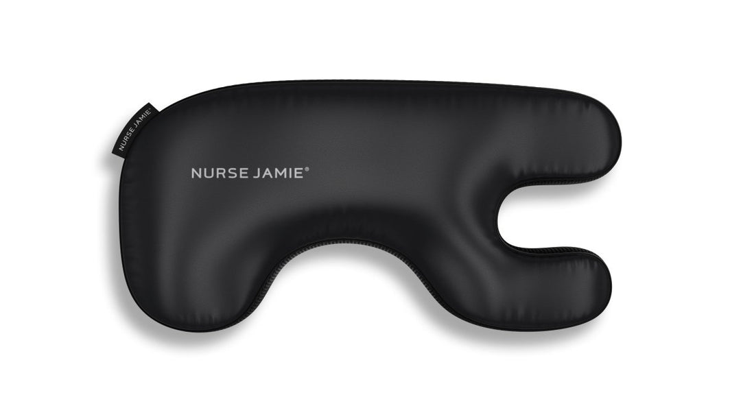 Beauty Bear® Memory Foam Skincare Pillow - Nurse Jamie - NJBD3749#color_silky-satin-black