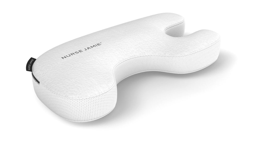 Beauty Bear® Memory Foam Skincare Pillow - Nurse Jamie - NJBD3732#color_breathable-bamboo-white